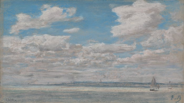 Seascape with Open Sky
