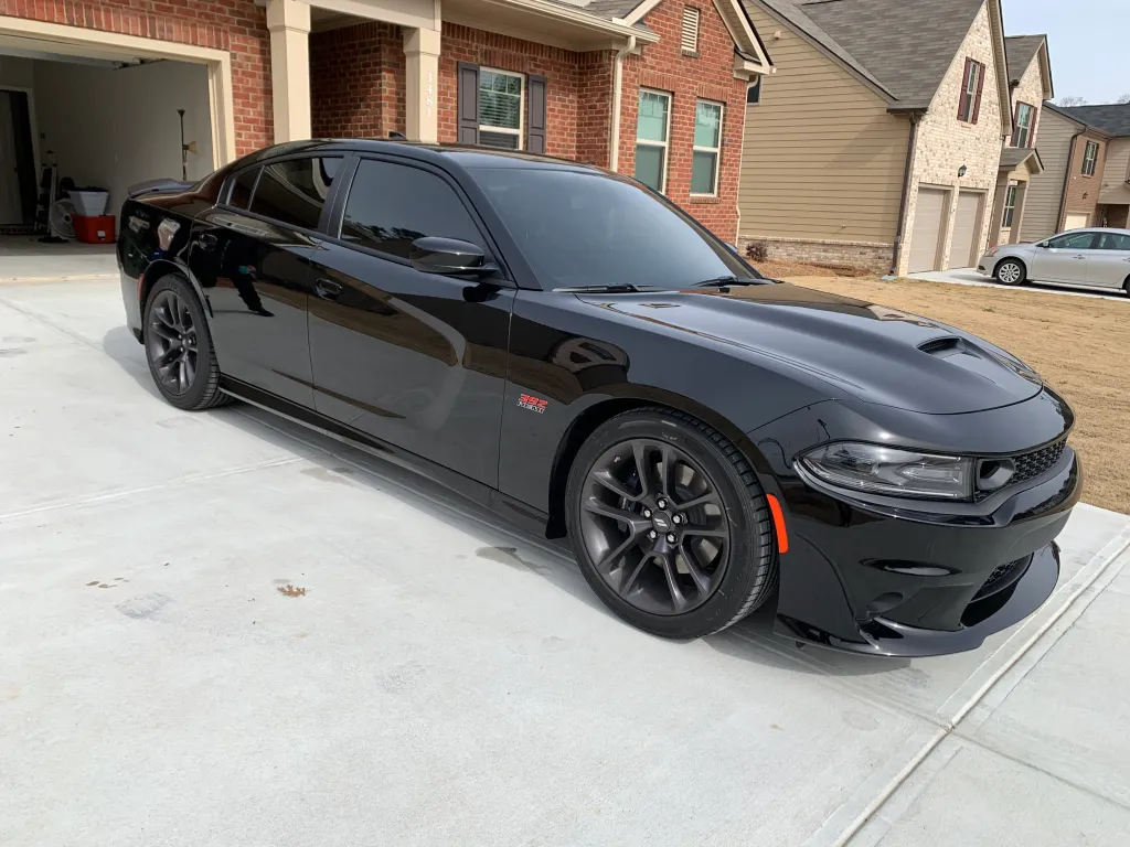 Dodge Charger SRT with ceramic window tint - mobile installation Johns Creek