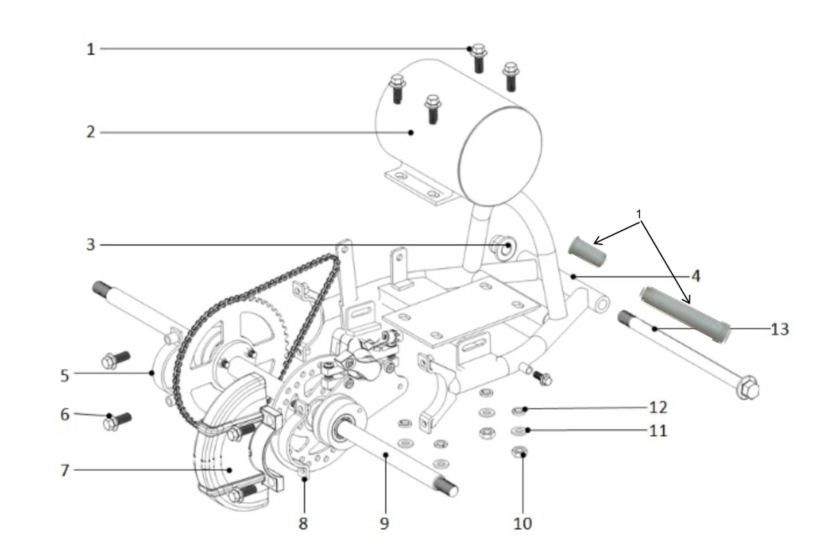 MOTEUR / BRAS OSCILLANT