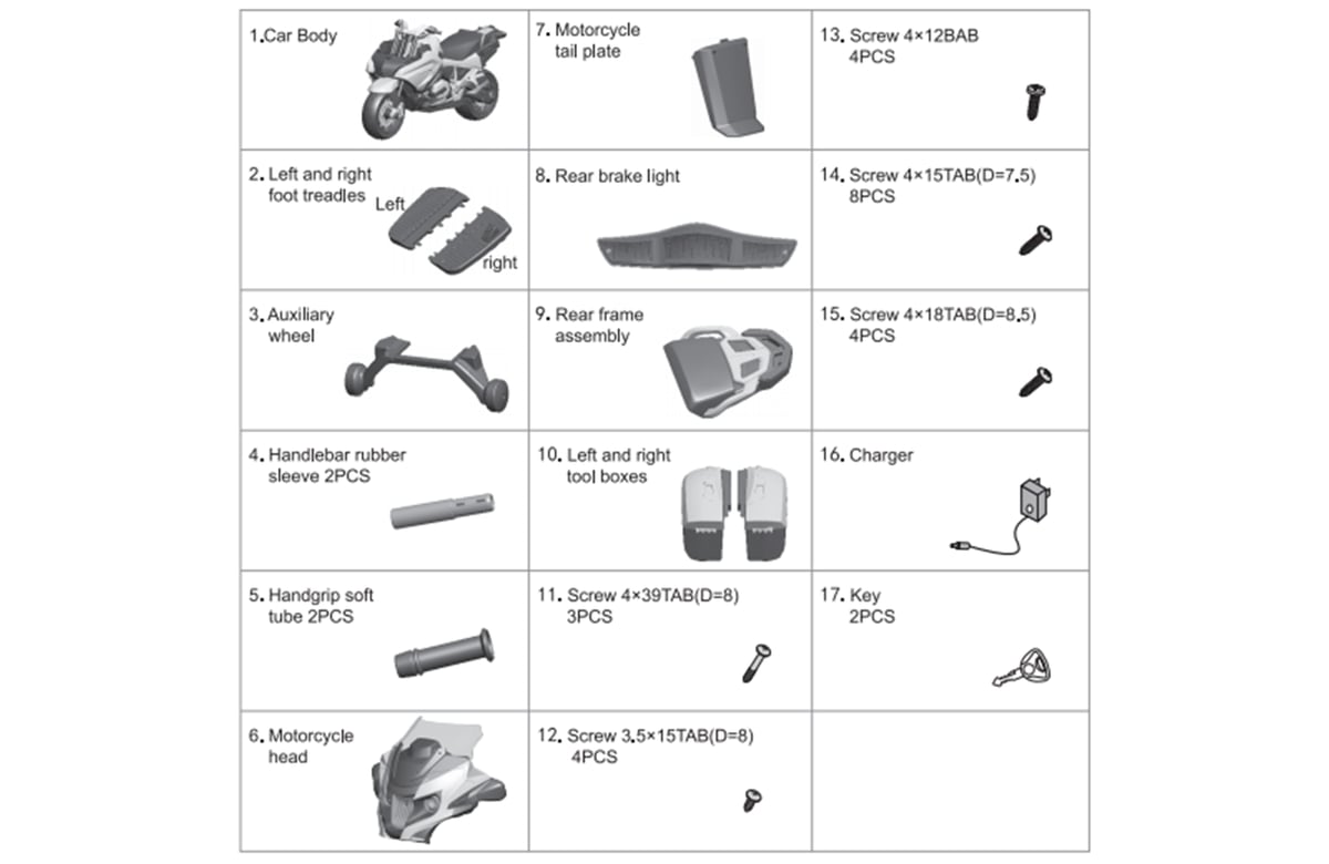 DIAGRAMME DE PIÈCES