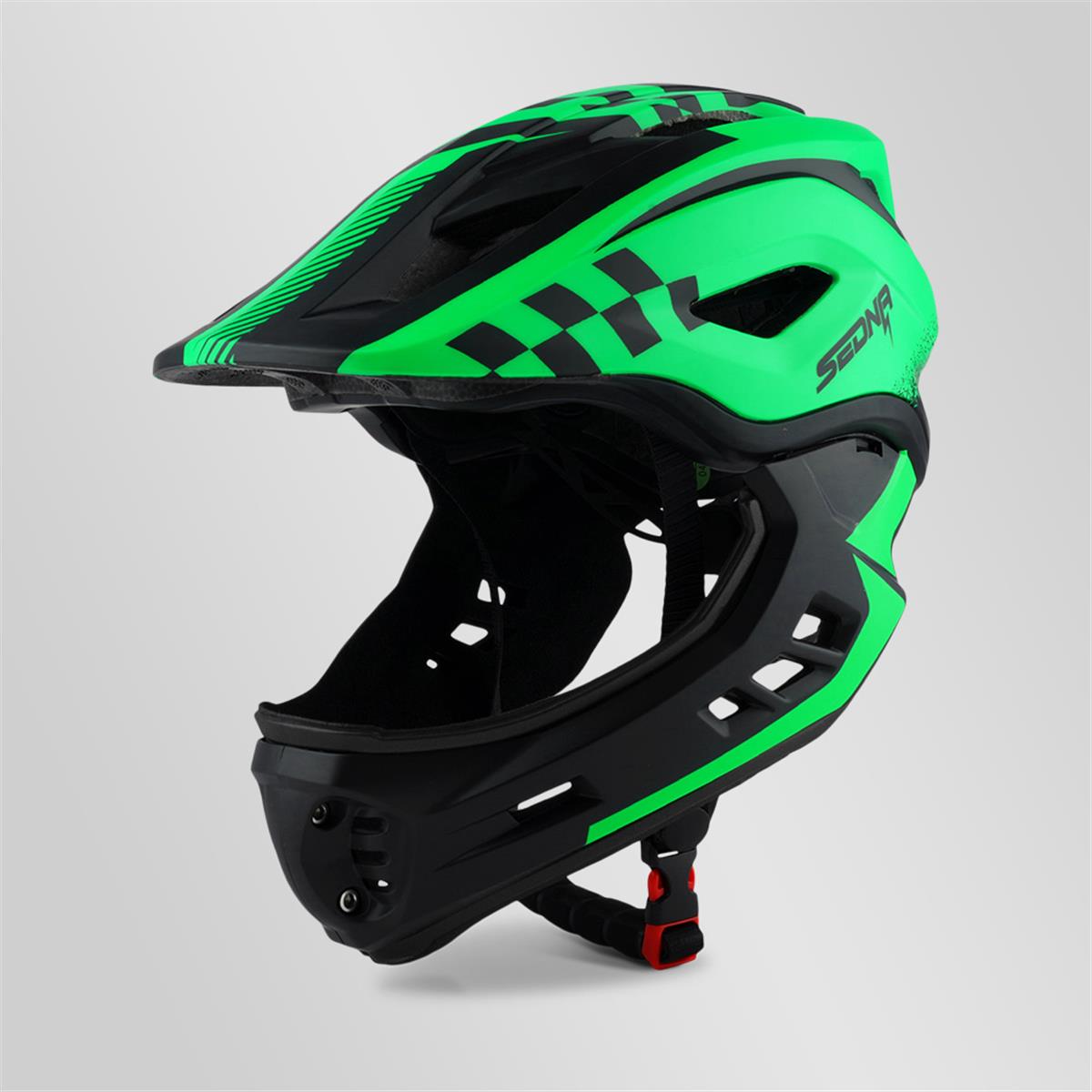 Casque Sedna enfant 48-53cm Vert | Smallmx - Dirt bike, Pit bike, Quads,  Minimoto