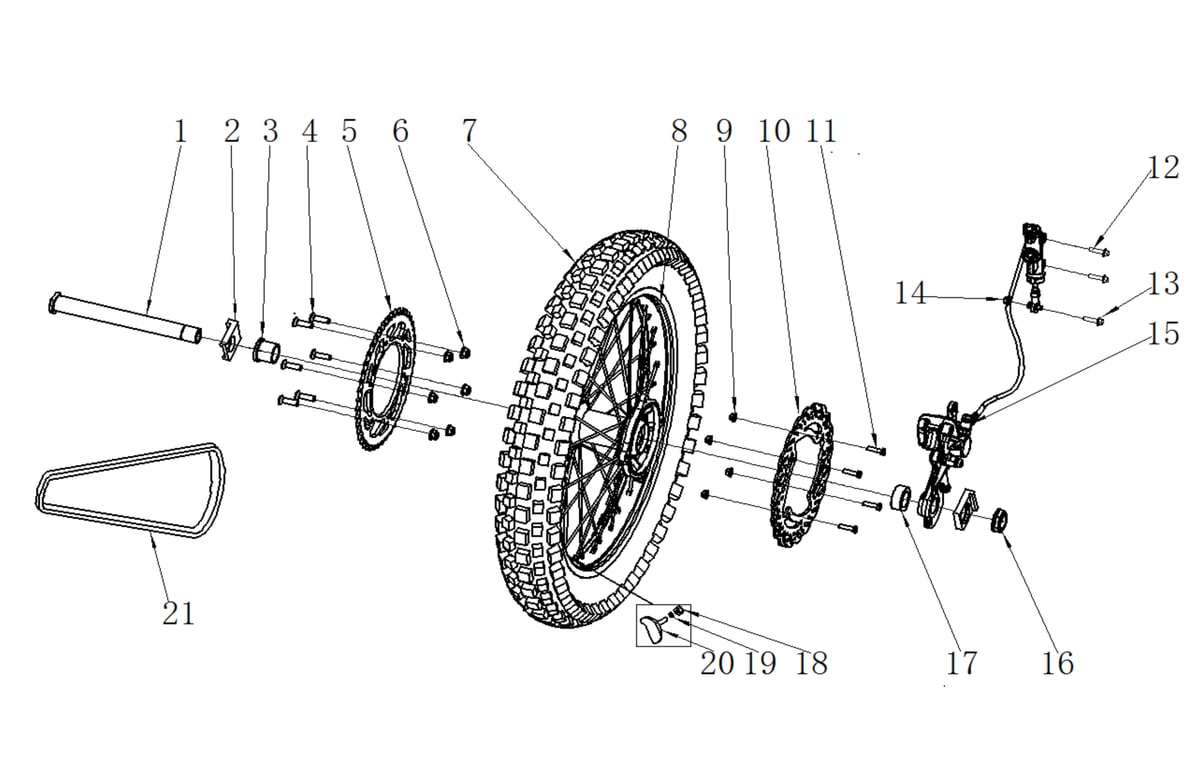 ROUE ARRIERE