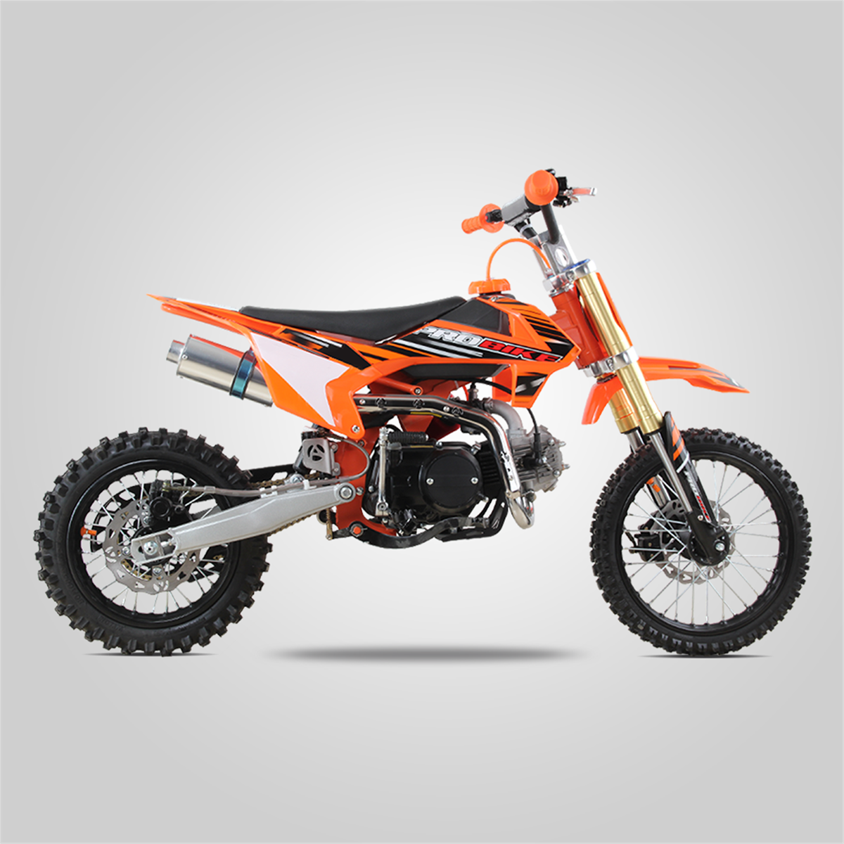 Dirt bike probike 125cc semi-auto 12/14 - orange | Smallmx - Dirt bike, Pit  bike, Quads, Minimoto