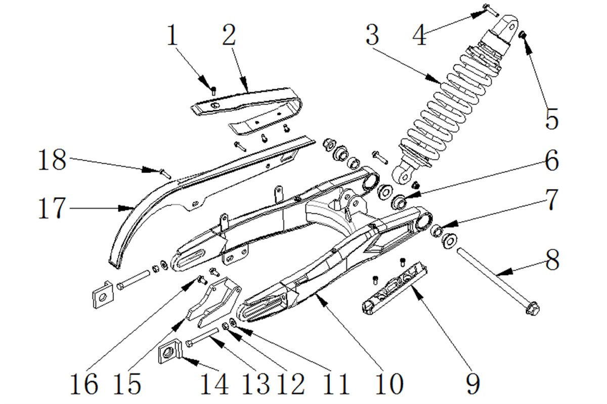 BRAS OSCILLANT