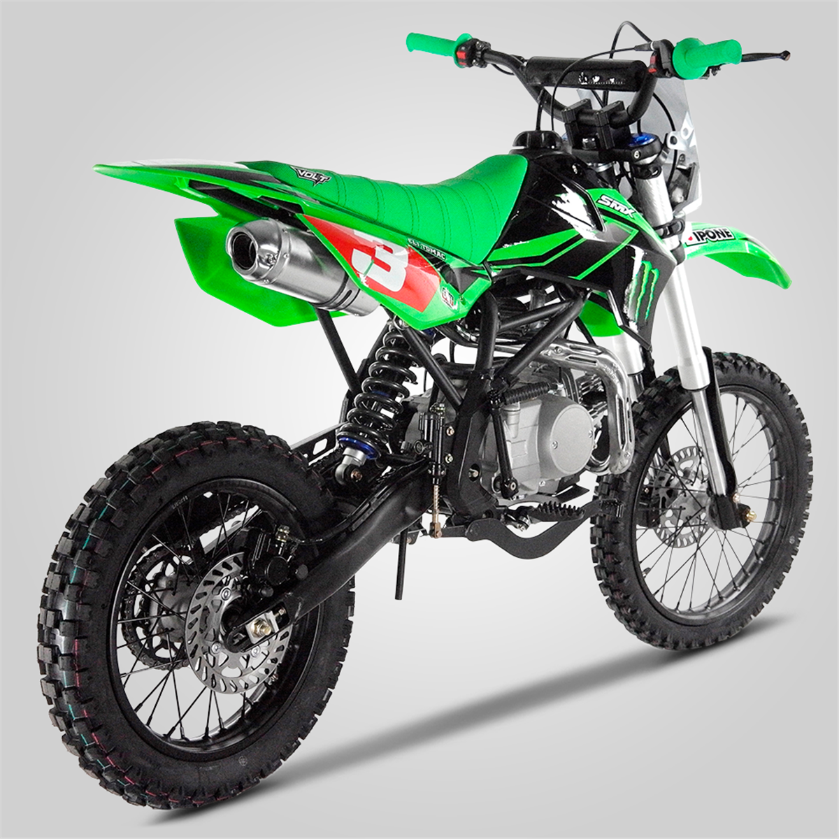 Dirt Bike SX FACTORY 125cc 14/17 Monster vert | Smallmx - Dirt bike, Pit  bike, Quads, Minimoto