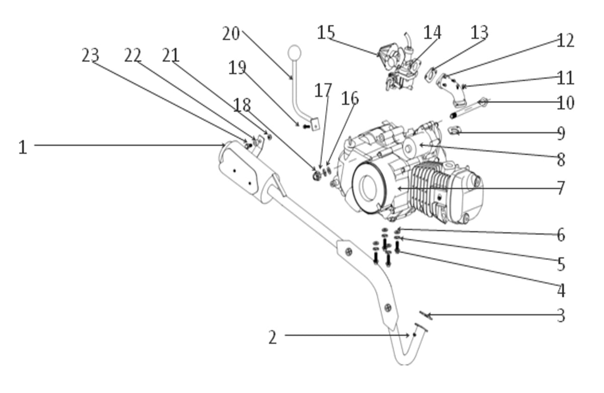 MOTEUR / ECHAPPEMENT