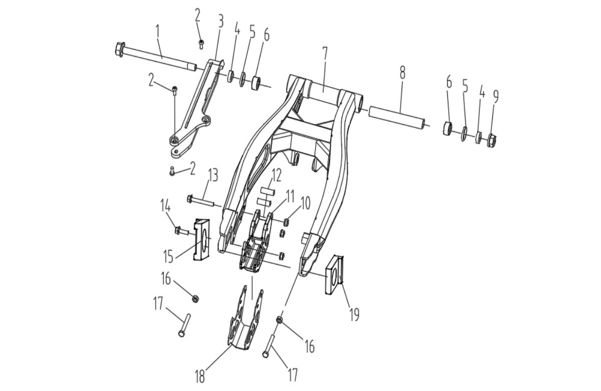 Bras oscillant