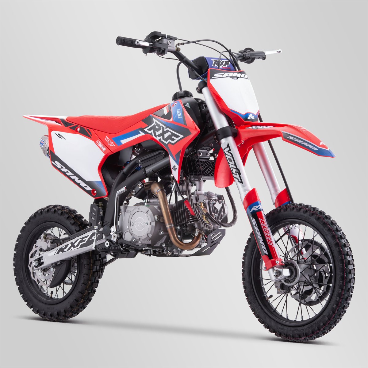 Pot d'échappement INOX complet Dirt Bike Pit Bike