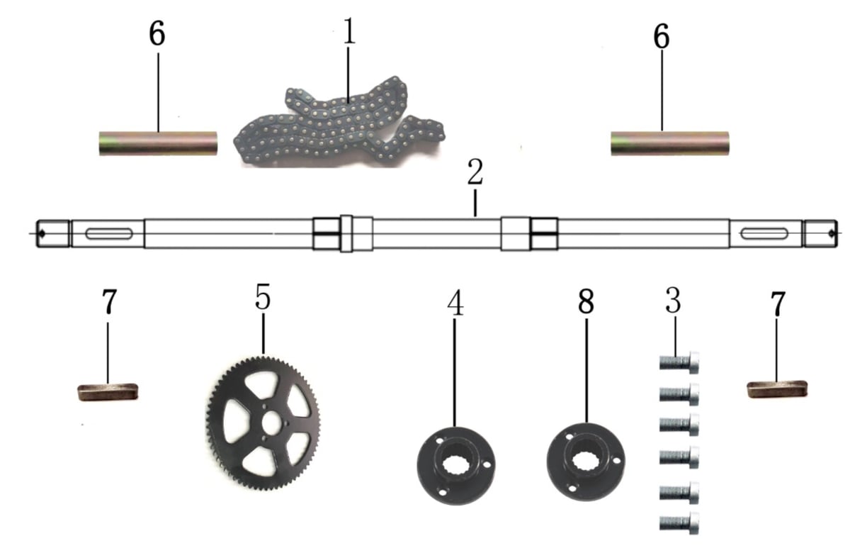 ARBRE DE ROUE ARRIÈRE