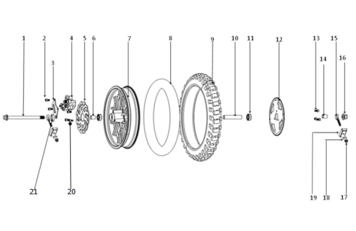 ROUE ARRIERE