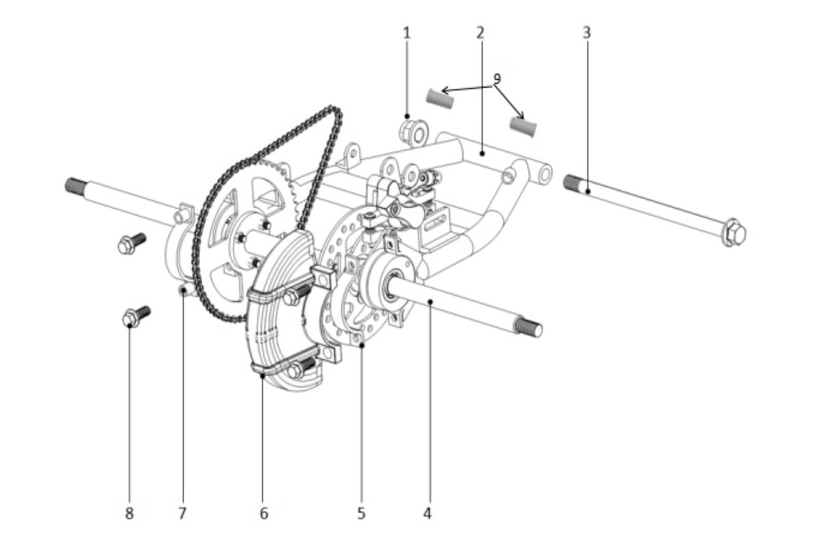 BRAS OSCILLANT