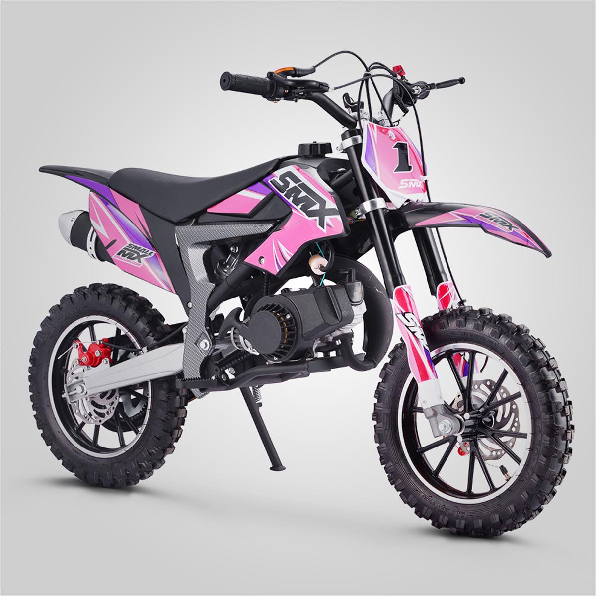 Pocket Cross enfants 50cc Rose | Smallmx - Dirt bike, Pit bike, Quads,  Minimoto