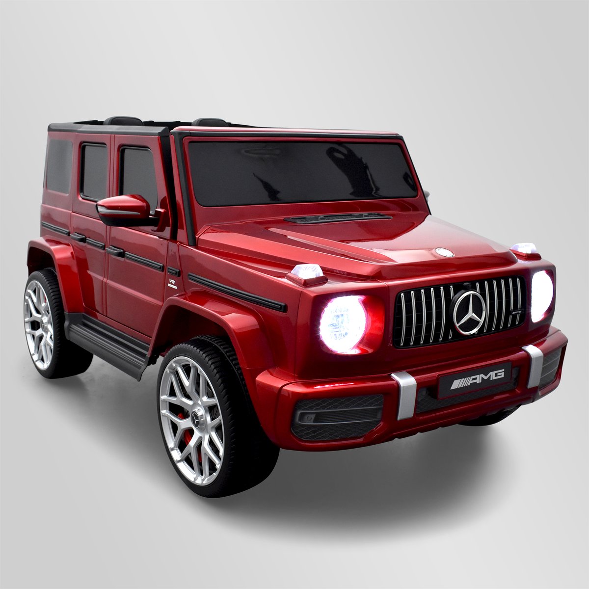 Voiture Electrique Enfant 2 places - Mercedes Benz GL63 AMG 12V - Rouge -  Cdiscount Jeux - Jouets