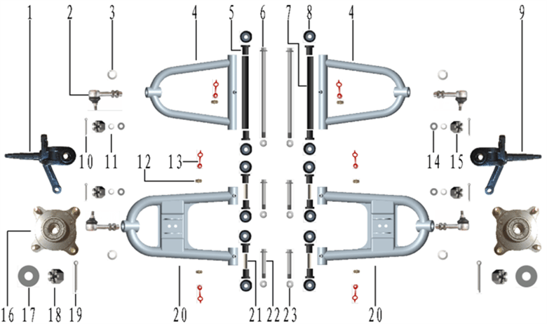 SYSTÈME DE SUSPENSION AVANT