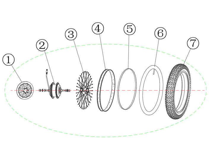 ROUE ARRIERE