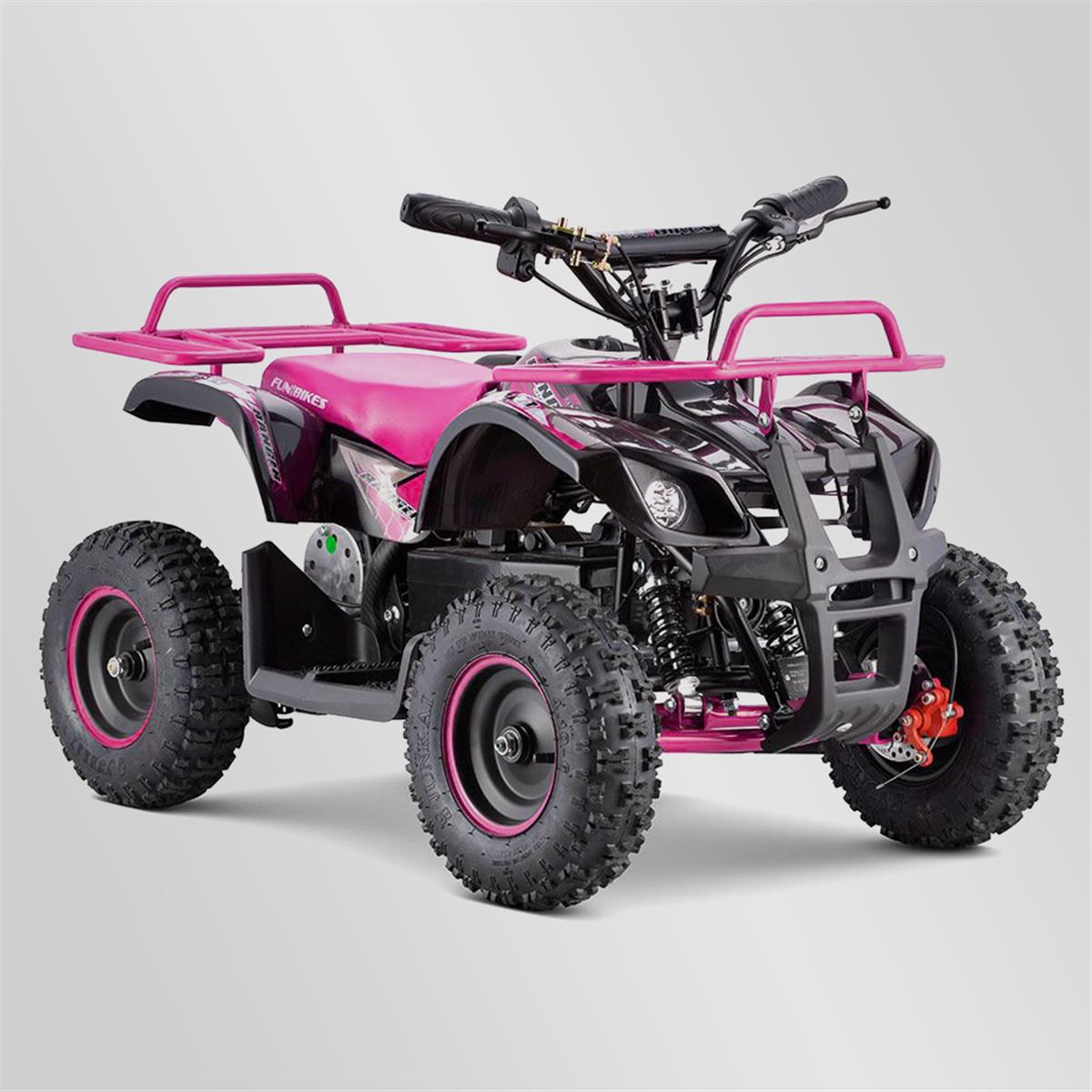 Pocket quad enfant electrique 800w smx ranger 6" Rose Smallmx