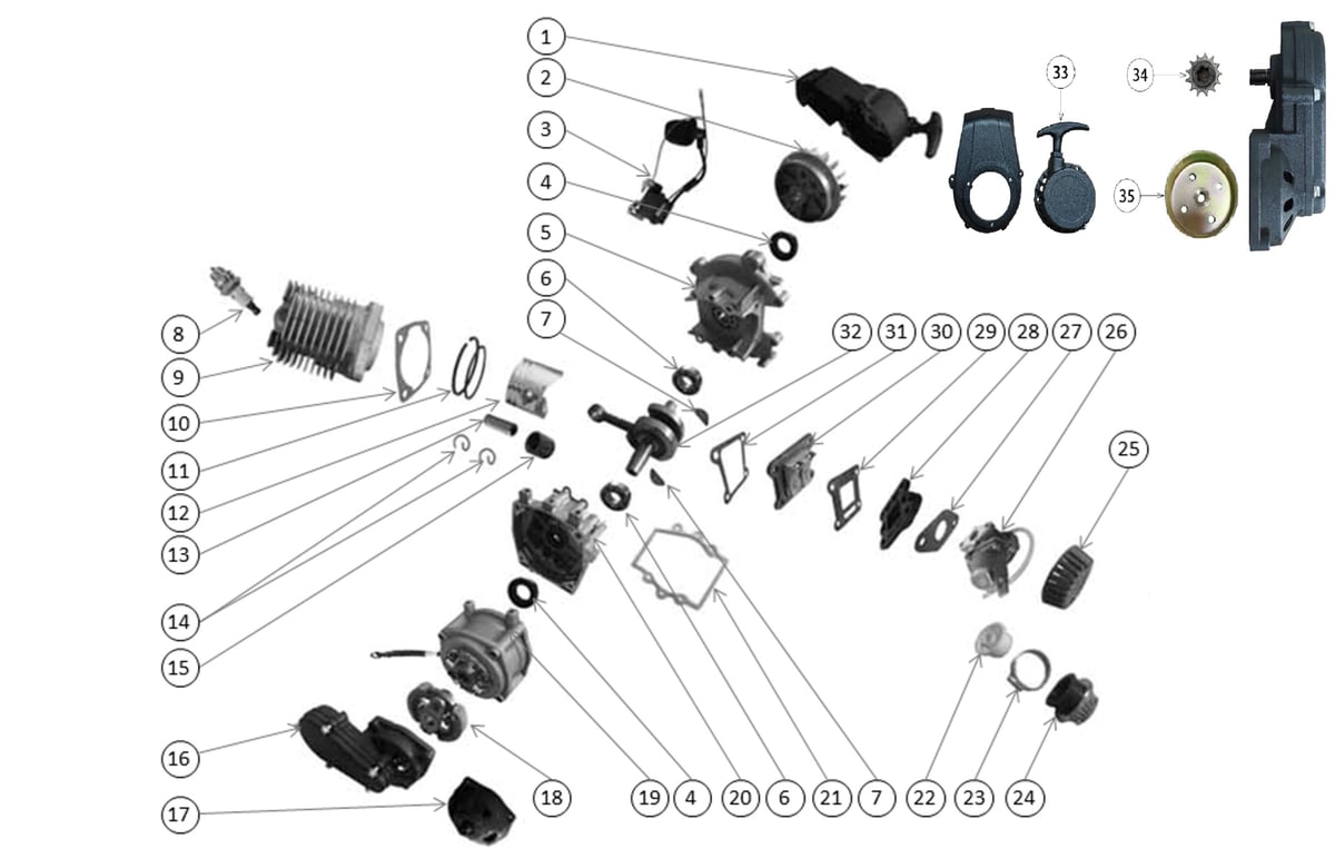 PIÈCES MOTEUR