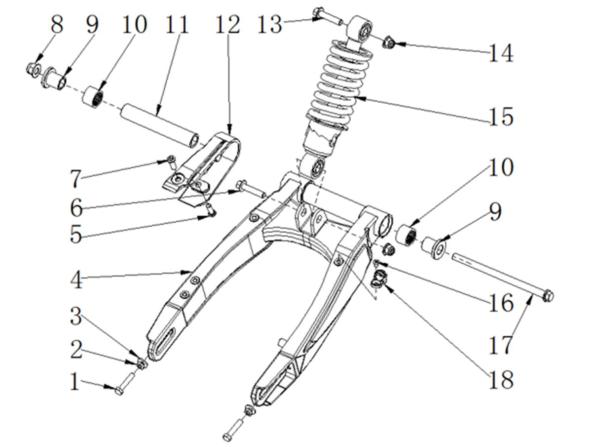 BRAS OSCILLANT