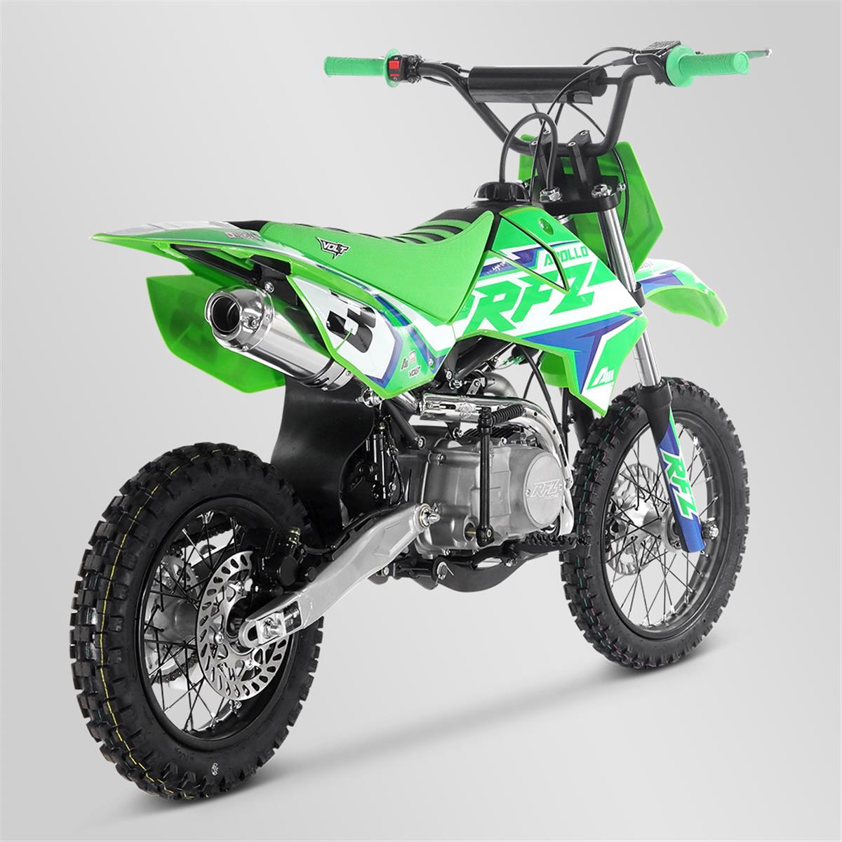 Pit bike apollo rfz rookie 125cc 12/14 2021 3 vert Smallmx Dirt bike, Pit bike, Quads