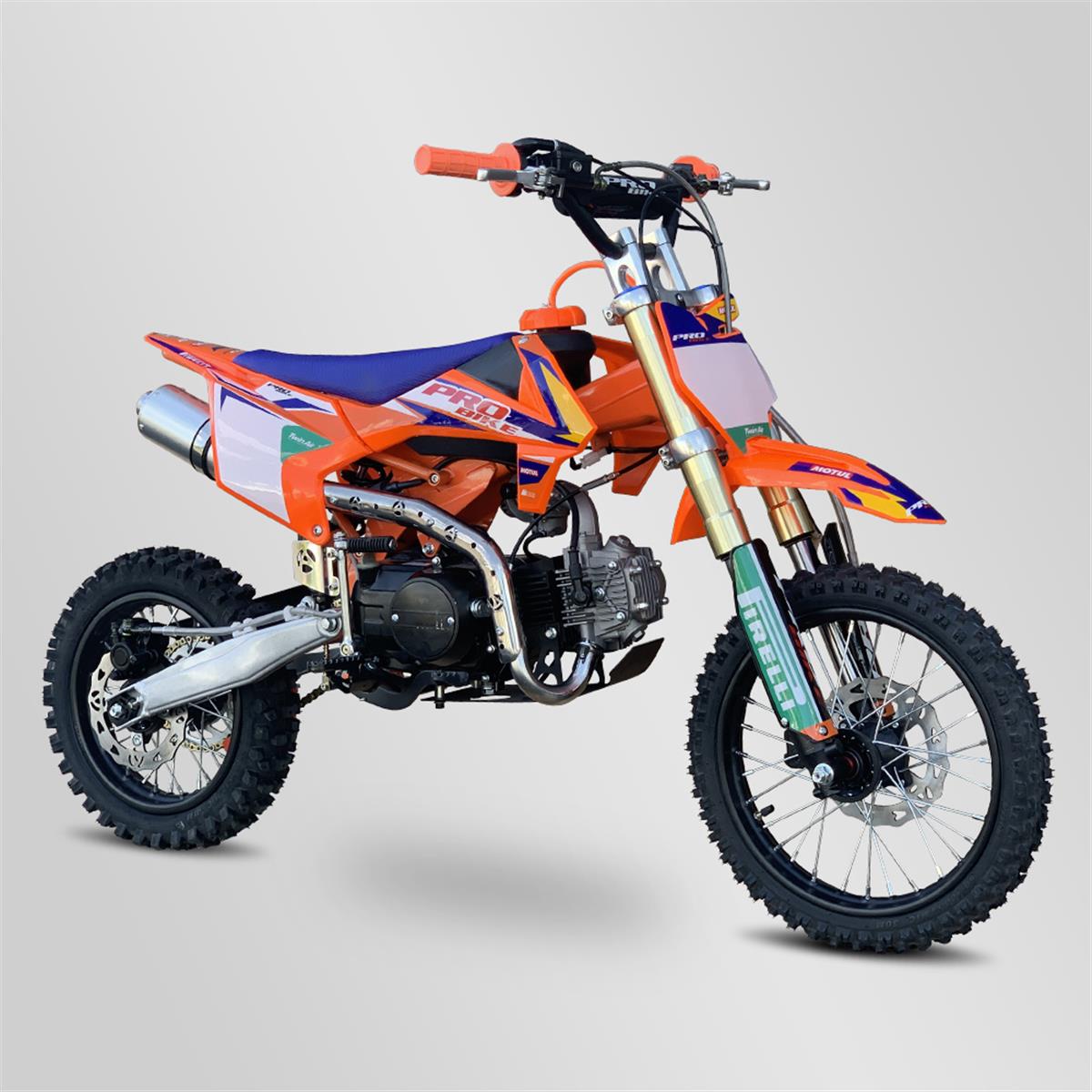 orange dirt bike