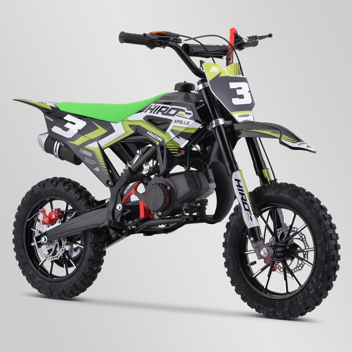 Moto électrique enfant Dirt Bike Hiro Rocket 1000W Rose - APOLLO