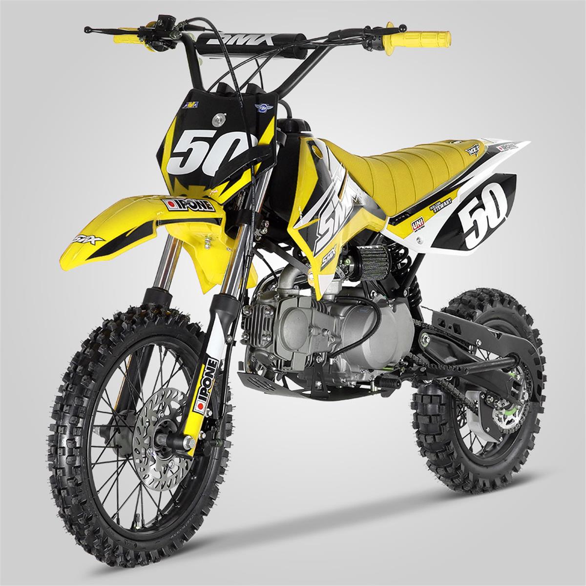 Dirt bike smx lx pro 125cc - 12/14 ipone jaune | Smallmx - Dirt bike, Pit  bike, Quads, Minimoto