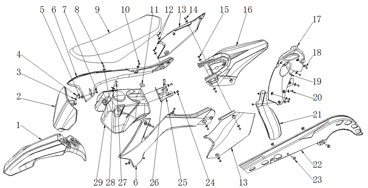 SELLE / PLASTIQUES