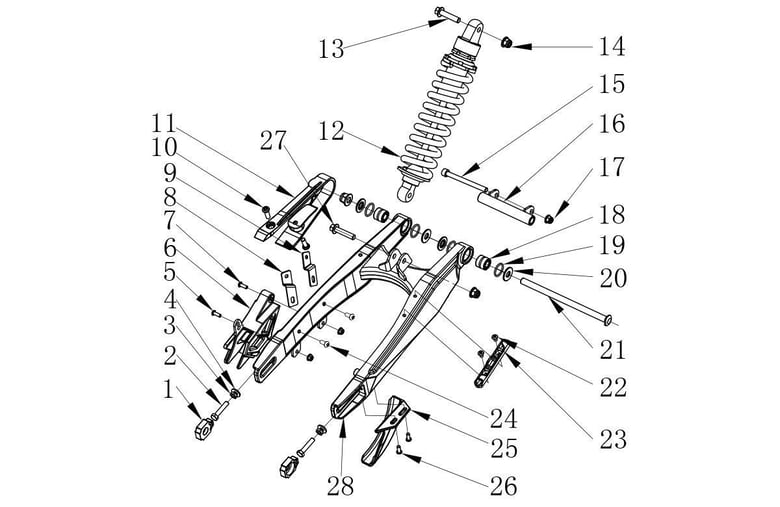 Bras oscillant