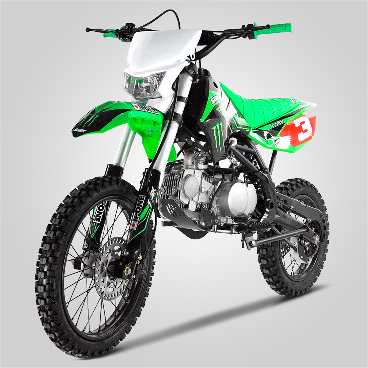 Dirt Bike SX FACTORY 125cc 14/17 Monster vert | Smallmx - Dirt bike, Pit  bike, Quads, Minimoto