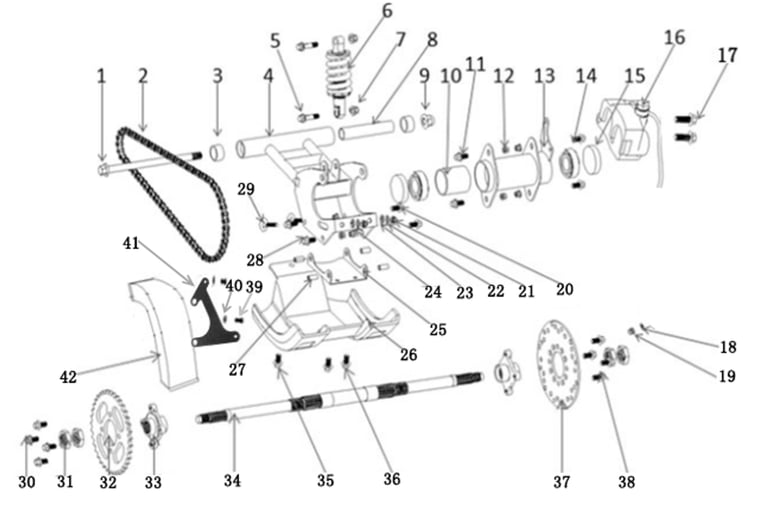 BRAS OSCILLANT