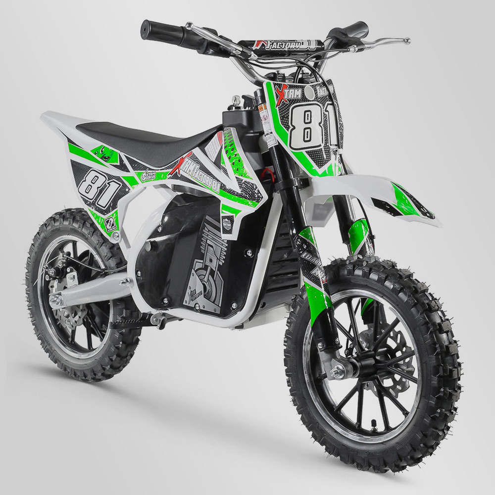 Pocket cross électrique enfant kx 500w vert | Smallmx - Dirt bike, Pit  bike, Quads, Minimoto