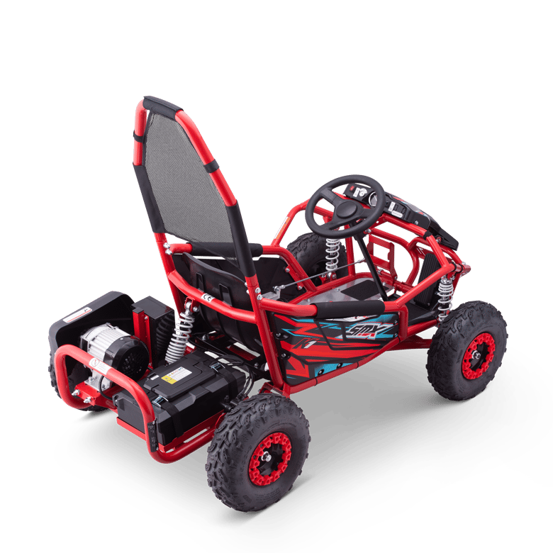 Voiture Electrique Enfants 2 Places Kart Électrique Enfant 12V HOMCOM - Vitesse 3-5 Km/h - Enfants 3-8 Ans - 5 Roues Avec Ceinture De Sécurité - Blanc Homcom 12v 3-5km/h