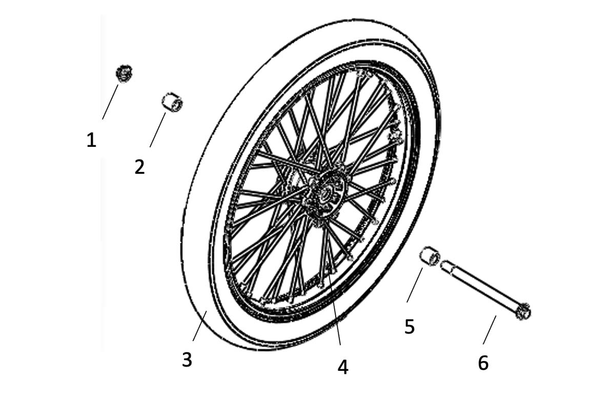 Roue avant