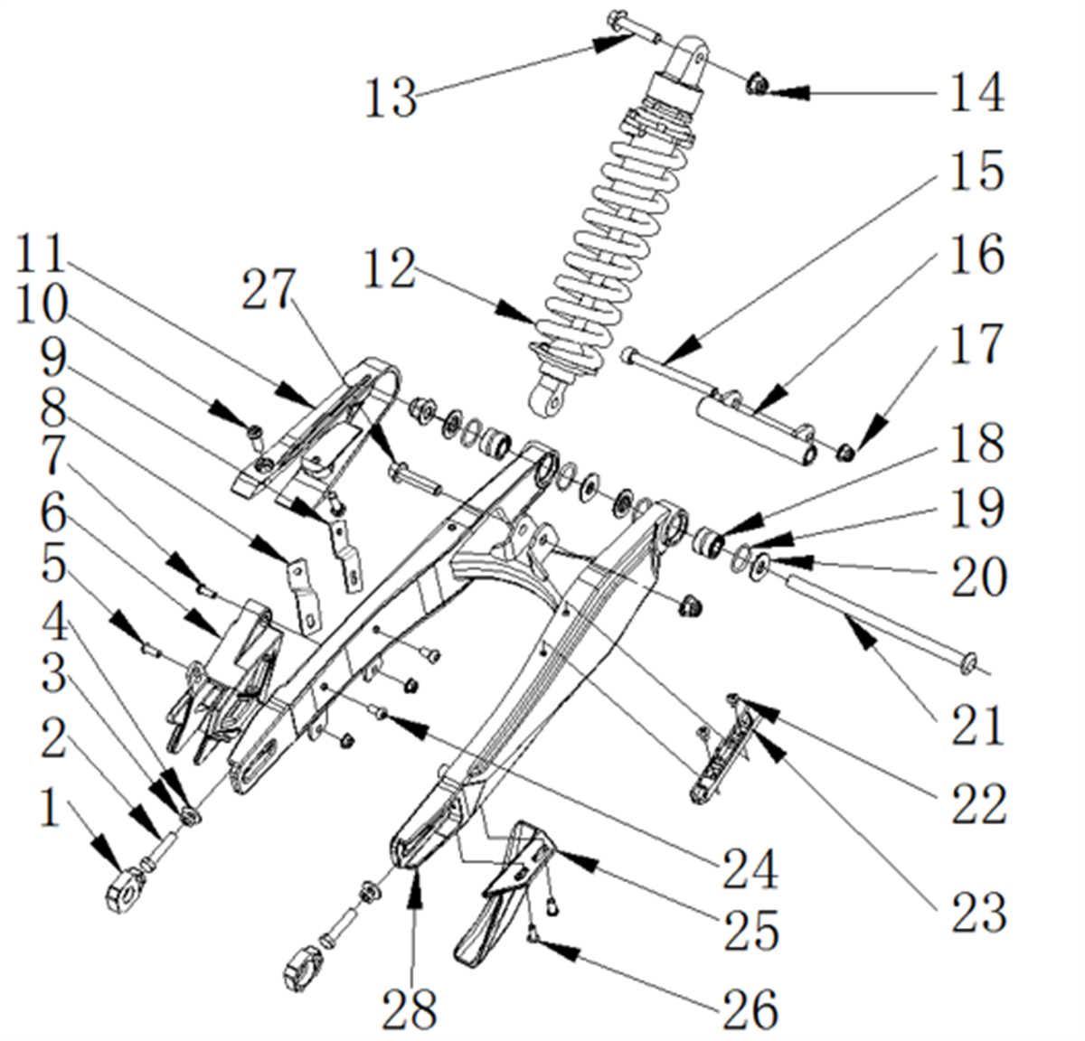 BRAS OSCILLANT