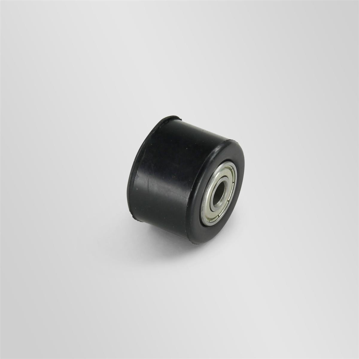 roulette de chaine transmission universel adaptable 32 mm diametre 8 mm  noir pour moto multimarque mecaboite enduro trail