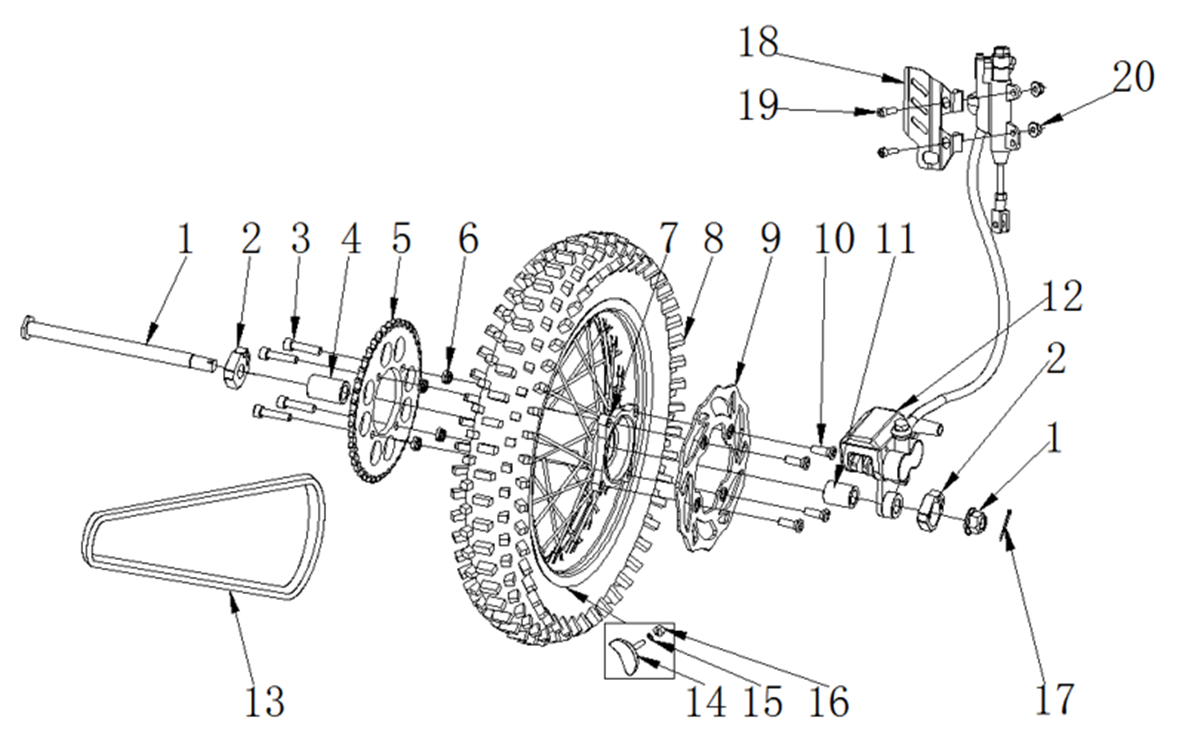 ROUE ARRIÈRE