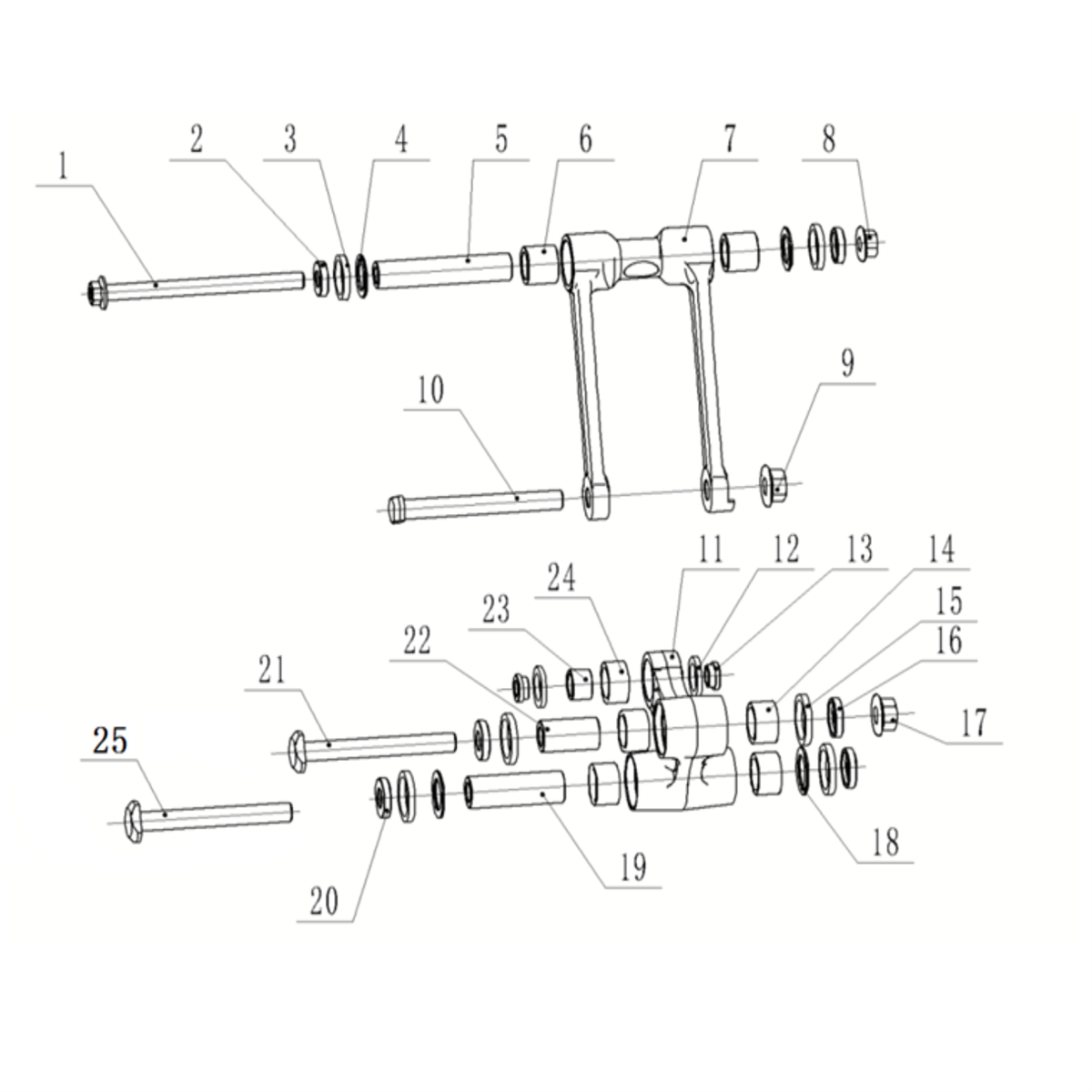 SYSTEME DE BIELLETTE