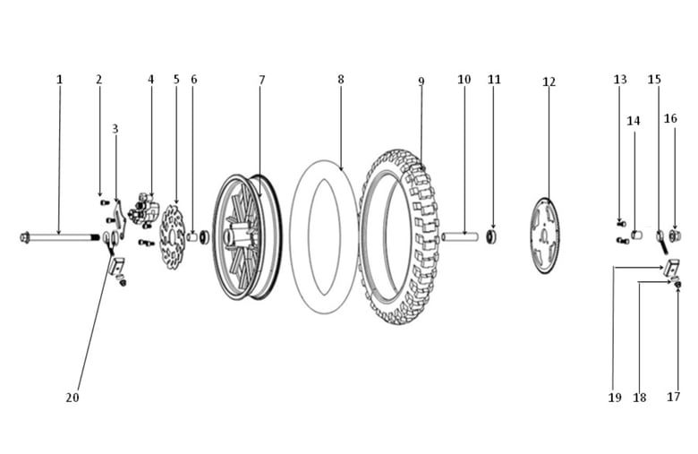 ROUE ARRIERE