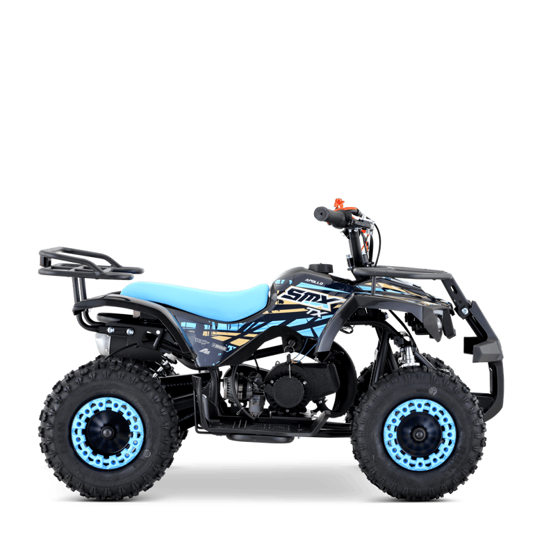 Quad Enfant LXF 49cc - Mini Quad Bleu - Moteur 2 Temps, Freins Disque, Limiteur De Vitesse - Dès 4 Ans - 2