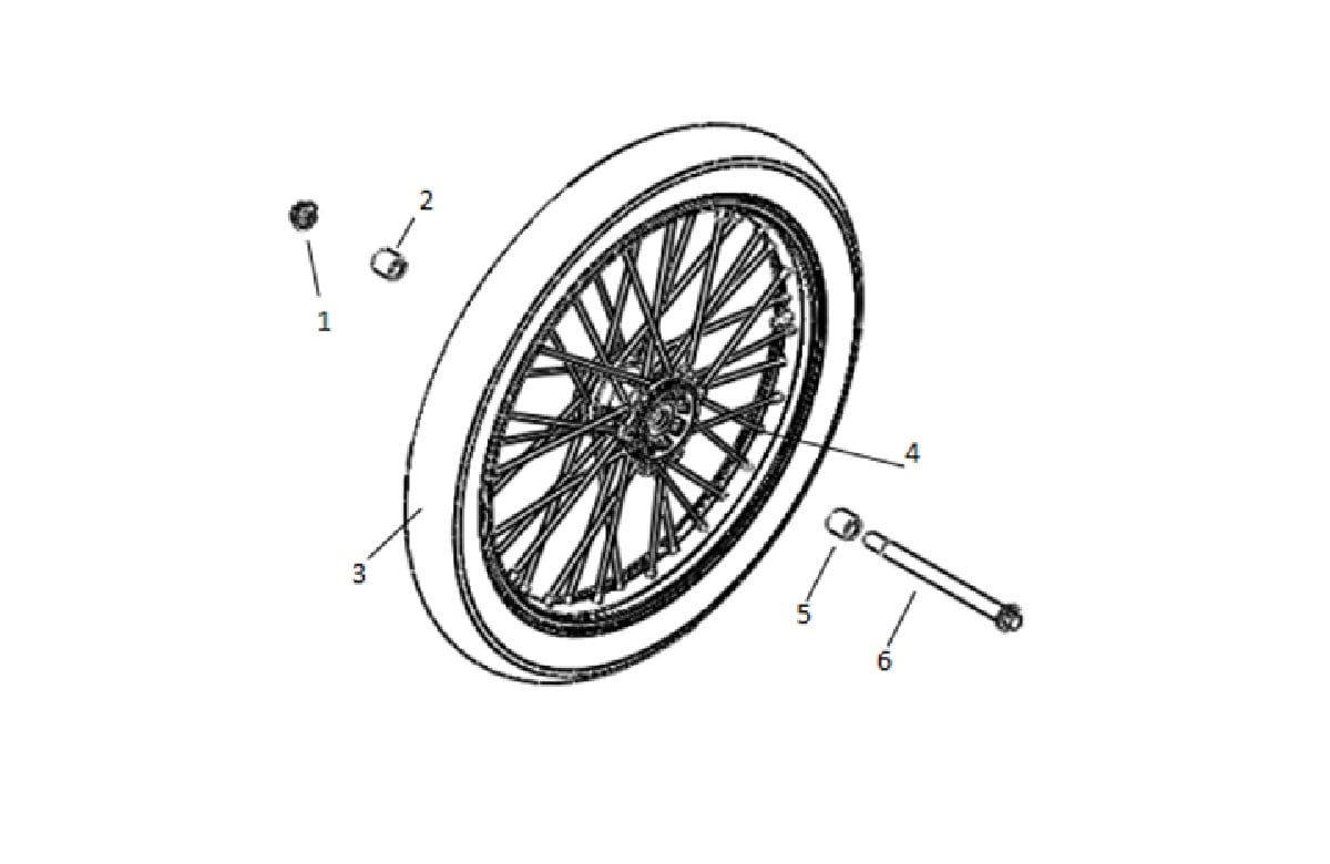 Roue avant