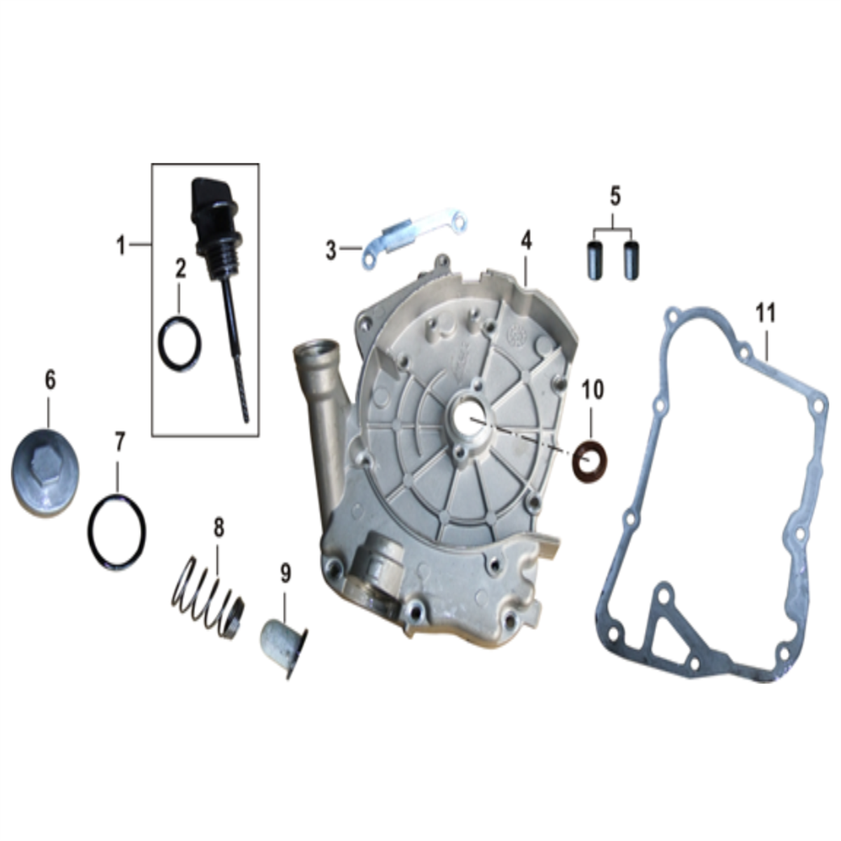 CARTER MOTEUR DROIT