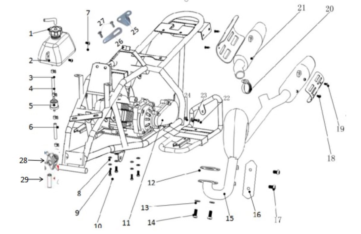 MOTEUR / ECHAPPEMENT