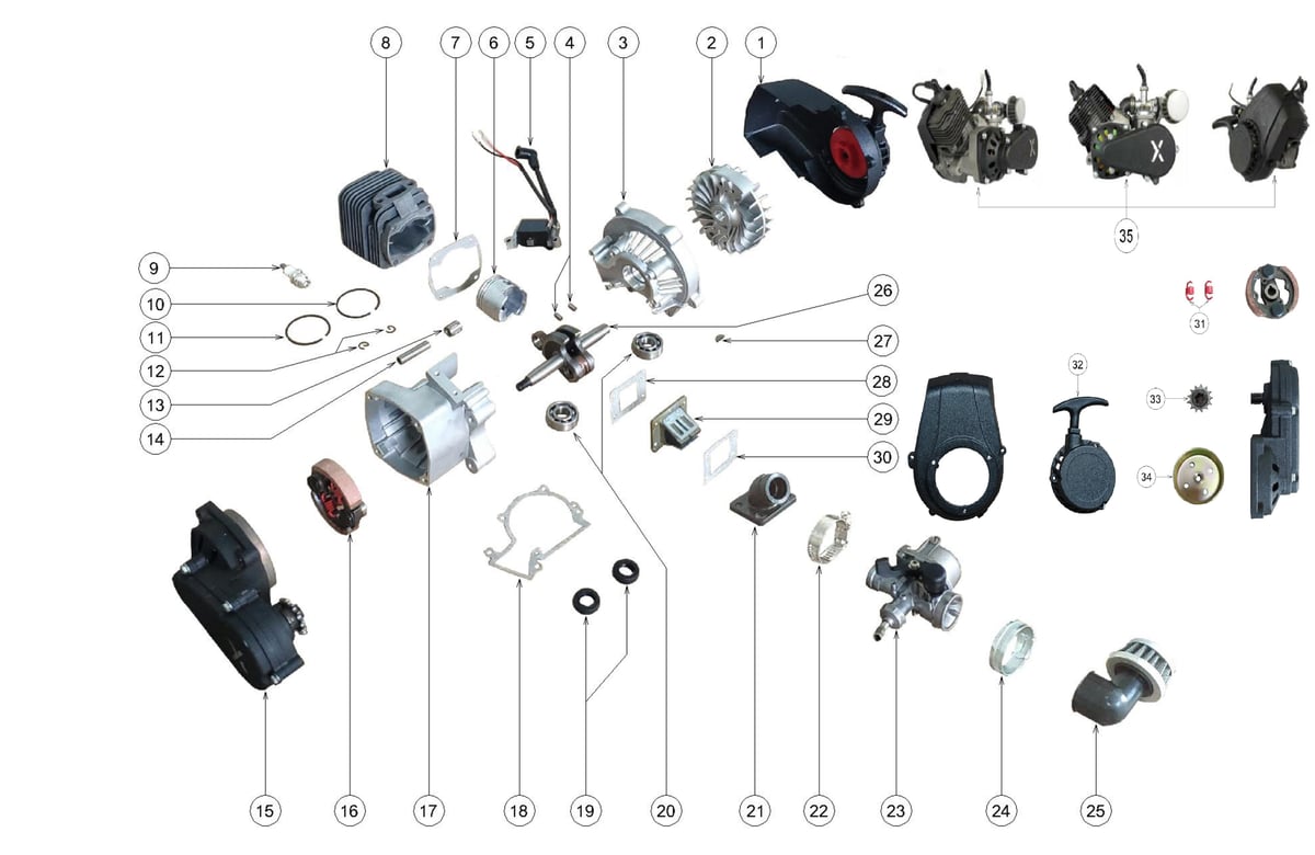 PIÈCES MOTEUR