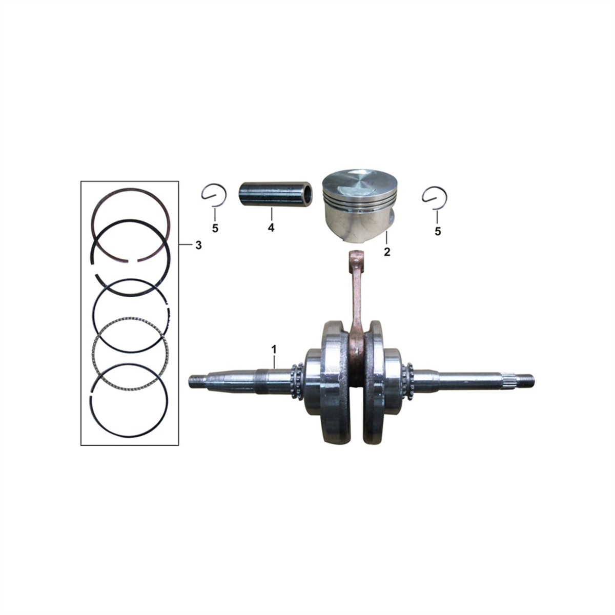 PISTON ET VILEBREQUIN