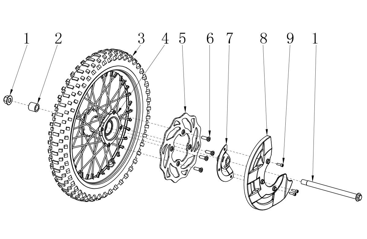 Colliers durite à essence 5mm (x2) pour PIT BIKE