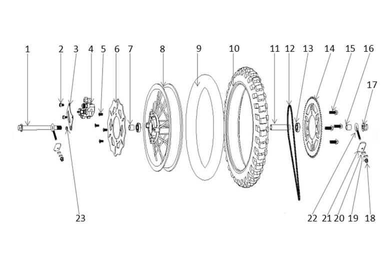 ROUE ARRIÈRE