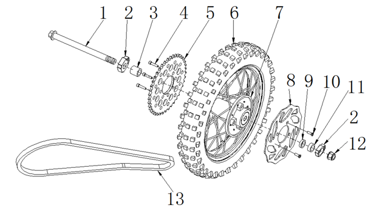 ROUE ARRIÈRE