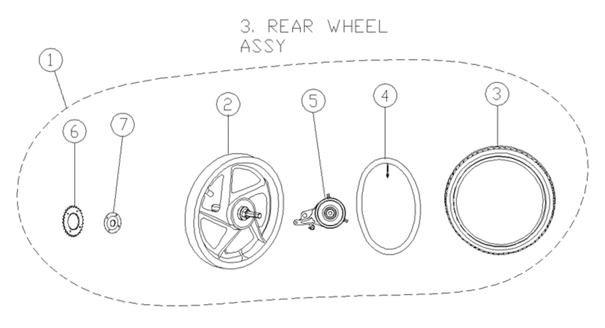 ROUE ARRIERE