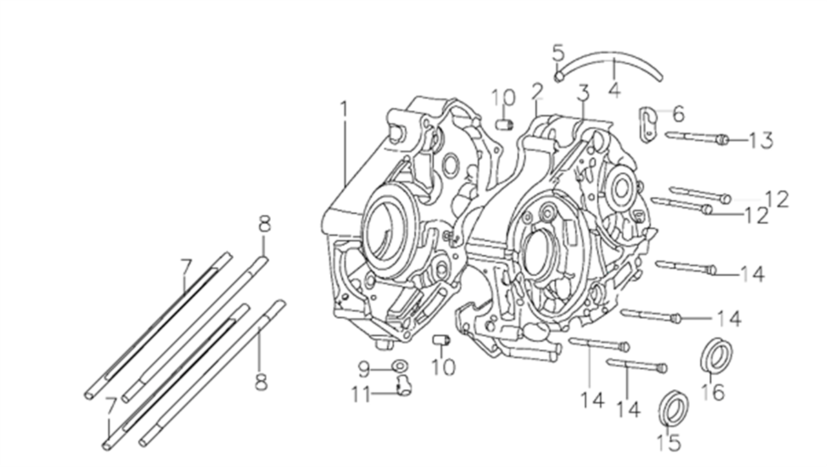CARTER MOTEUR CENTRAL