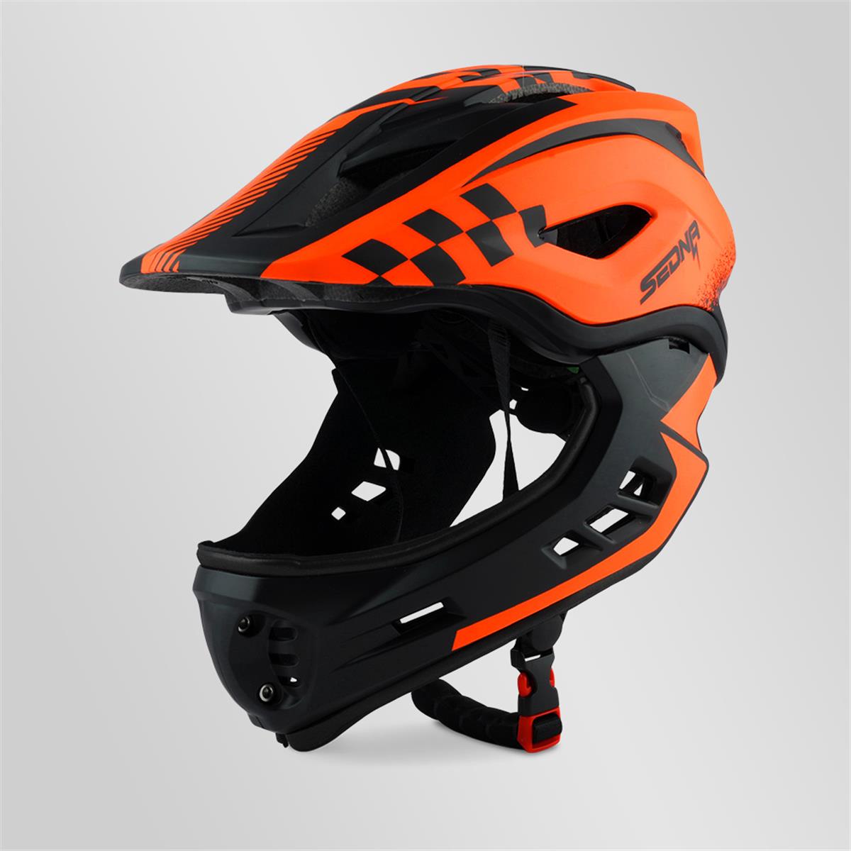 Casque Sedna enfant 48-53cm Orange | Smallmx - Dirt bike, Pit bike, Quads,  Minimoto